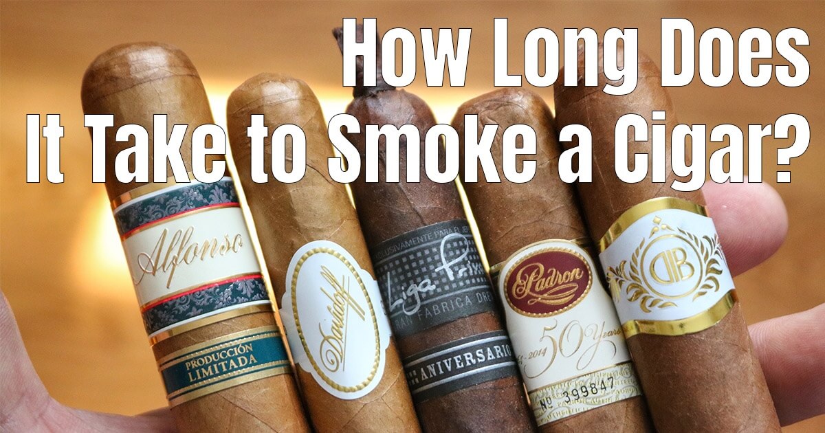 How long does it take to smoke a cigar