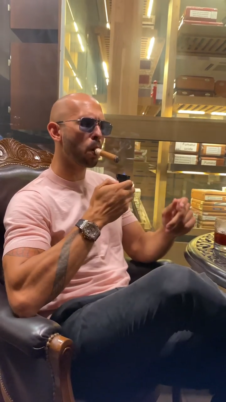 Andrew Tate Favorite What Cigars Does Uncovering His Smoking Preferences